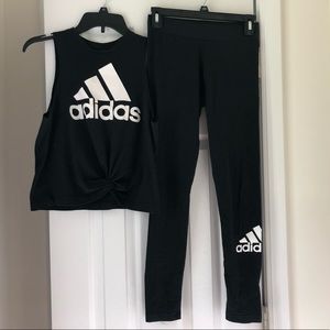 Adidas Shirt and Legging Set
